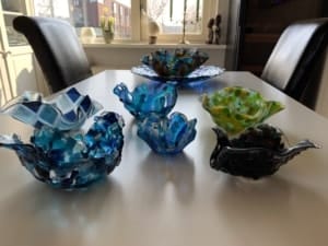 Glass fusion - Waxinelicht houders