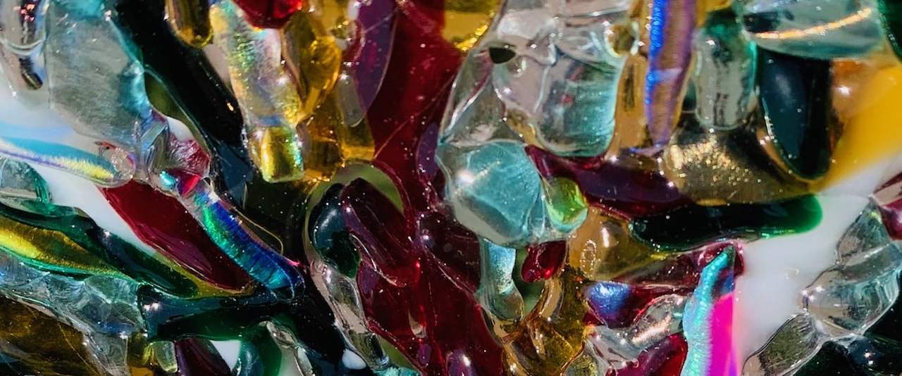 Mark Benne Marks Glass Fusion schaal Franc Bogaerts